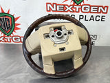 2011 FORD F350 KING RANCH STEERING WHEEL OEM #471