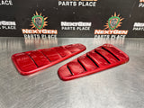 10-14 FORD MUSTANG GT EXTERIOR AIR VENTS CANDY RED OEM #928