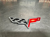 2006 C6 CORVETTE OEM FRONT BUMPER EMBLEM #1194