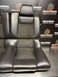 2013 FORD MUSTANG GT CALIFORNIA SPECIAL REAR LEATHER SEATS WITH SUEDE OEM #1176