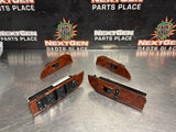 2012 CHEVY SILVERADO 2500 CREW CAB WOOD FRONT AND REAR WINDOW SWITCHES OEM #1379