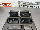 10-15 CAMARO SS CONSOLE SHIFTER TRIM BEZEL AUXILIARY GAUGES OEM #509