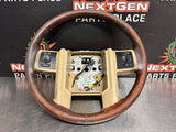 2008 FORD F250 KING RANCH STEERING WHEEL OEM #861