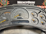 2004 CHEVY SILVERADO 2500 6.0 CLUSTER OEM #859