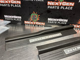 2011 FORD MUSTANG GT LH AND RH ILLUMINATED DOOR SILL TRIM SET OEM #996
