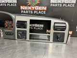 2007 FORD F250 BLK SILVER DASH RADIO CLUSTER BEZEL TRIM LOADED OEM #723