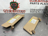 2012 FORD F150 KING RANCH SUN VISORS TAN OEM #461