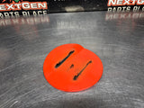 2016 FORD MUSTANG GT FUEL DOOR GAS LID TANK COVER ORANGE OEM #1478