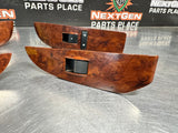 2011 GMC SIERRA 2500 CREW CAB WOOD FRONT & REAR POWER WINDOW SWITCHES OEM #1254