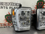 2008-2010 FORD F250 F350 CHROME PROJECTOR HEADLIGHTS w/SWITCHBACK BUILT-IN LED #577