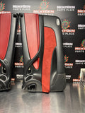 2004 PONTIAC GTO LH RH FRONT DOOR PANELS BLACK ALCANTARA AND LEATHER OEM #1306