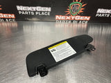 2015 FORD MUSTANG GT RH PASSENGER SUN VISOR OEM #848