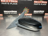 2011 FORD MUSTANG GT LH DRIVER SIDE VIEW MIRROR BLK OEM #828