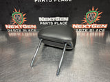 10-14 FORD MUSTANG GT FRONT RH/LH HEADREST LEATHER W BLUE STITCH OEM #996
