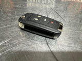2014 CAMARO 4 BUTTON FOLDING KEY FOB USED OEM 13500222 #1008