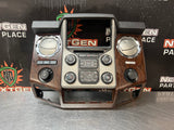 2013 FORD F250 F350 RADIO BEZEL CLIMATE CONTROL WOOD TRIM #1227