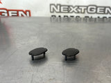 2005 C6 CORVETTE CENTER CONSOLE NUT COVERS BLACK OEM #487