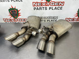 2015 CAMARO SS NPP BI MODE QUAD TIP DUAL EXHAUST MUFFLERS OEM #509