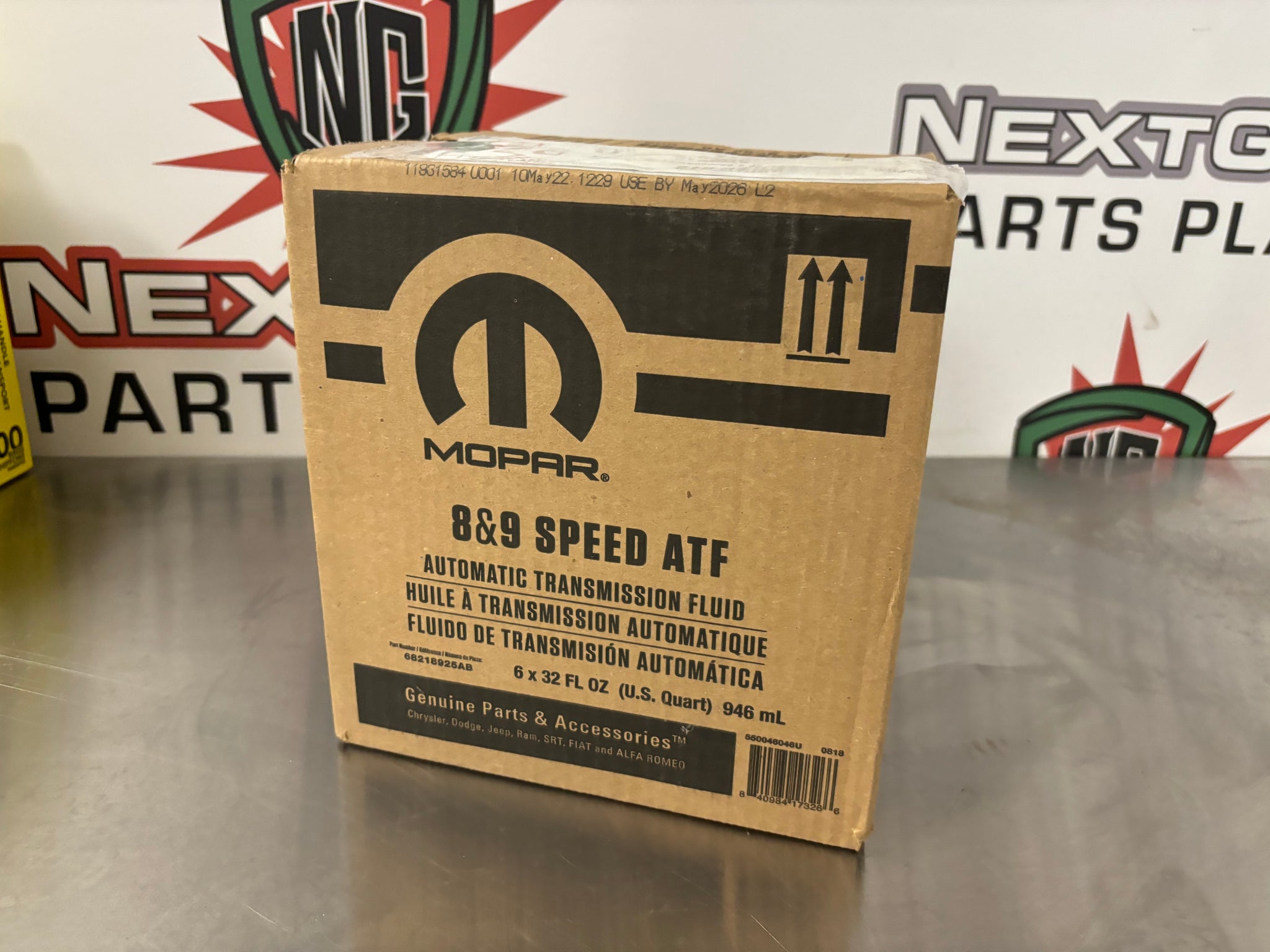 MOPAR DODGE CHRYSLER RAM 8/9 SPEED CASE OF ATF 68218925AB ZF