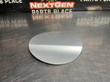 2019 FORD MUSTANG GT FUEL DOOR GAS LID TANK COVER SILVER OEM #1618