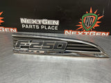2011 FORD F250 DIESEL LH RH DRIVER PASSENGER SIDE FENDER EMBLEMS OEM #1091
