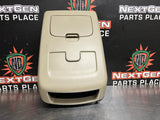 2009 FORD F350 ROOF OVERHEAD STORAGE CONSOLE TAN 1164017 OEM #985