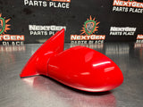 2004 PONTIAC GTO LH DRIVER SIDE MIRROR TORRID RED OEM #1027