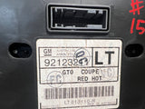 2004 PONTIAC GTO CLUSTER ASSEMBLY MANUAL 92123211 OEM #1691
