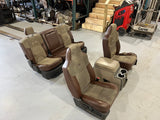 2009 F250 CABELAS  EDITION CREW CAB SEATS/FULL INTERIOR OEM #3848