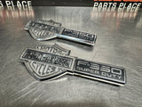 05 06 07 FORD F350 HARLEY DAVIDSON RH LH DRIVER PASS FENDER EMBLEM BADGES #1136