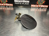 2013 FORD MUSTANG GT FUEL DOOR GAS LID TANK COVER MAGNETIC METALLIC GRAY OEM 877