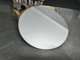 10-14 FORD MUSTANG GT FUEL DOOR GAS LID TANK COVER SILVER OEM #1081