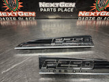 2016 FORD F250 DIESEL LH RH DRIVER PASSENGER SIDE FENDER EMBLEMS OEM #1370
