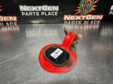 10-14 FORD MUSTANG GT FUEL DOOR GAS LID TANK COVER RED OEM #1298