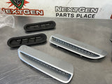 08-09 PONTIAC G8 GT SILVER HOOD SCOOP VENTS W DUCTS OEM #611