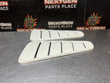 2013 FORD MUSTANG GT EXTERIOR REAR WINDOW LOUVERS WHITE OEM #1588