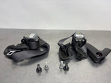 2012 C6 CORVETTE FRONT SEAT BELTS DRIVER / PASSENGER BLK OEM #1492