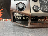 2013 FORD F250 F350 RADIO BEZEL CLIMATE CONTROL WOOD TRIM #1227