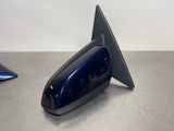 10-14 FORD MUSTANG GT LH DRIVER SIDE VIEW MIRROR KONA BLUE OEM #1493