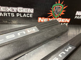 2011 FORD MUSTANG GT LH AND RH ILLUMINATED DOOR SILL TRIM SET OEM #793