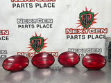 97 - 04 C5 CORVETTE REAR TAIL LIGHTS SET OF 4 OEM #433