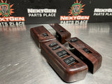 2009 FORD F350 LH & RH FRONT AND REAR DOOR WOODGRAIN WINDOW SWITCH SET OEM #985