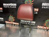 2024 FORD MUSTANG GT FRONT RH/LH HEADREST LEATHER W RED STITCH OEM #1226