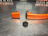 2011 CAMARO SS RIGHT FRONT PASSENGER EXTERIOR DOOR HANDLE ORANGE OEM #951