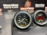 2005 PONTIAC GTO AUTO METER CARBON FIBER DUAL POD GAUGES BOOST PSI WIDEBAND 1269