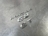 08-09 PONTIAC G8 GT TRUNK EMBLEMS OEM #555