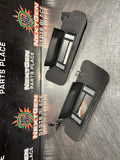 08-09 PONTIAC G8 SUN VISORS SET LH RH DRIVER PASSENGER OEM #1036