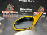 2005 PONTIAC GTO LH DRIVER SIDE MIRROR YELLOW OEM #1269