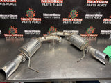 11-14 FORD MUSTANG GT ROUSH AXLE BACK ROUND TIPS EXHAUST OEM #1588