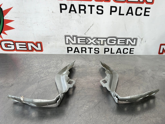 08-09 PONTIAC G8 HOOD HINGES LH RH MAVERICK SILVER METALLIC OEM #392